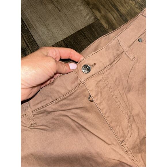 Harley Davidson Pink Brown Utility Jeans Men’s 36 x 34 Rose Khaki Denim NEW - Picture 3 of 11